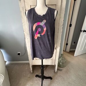 Peloton Gray Sleeveless Top